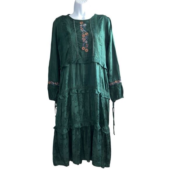 dRĀ Los Angeles Cedric Maxi Dress Color Cypress In Size XS. - Picture 1 of 10